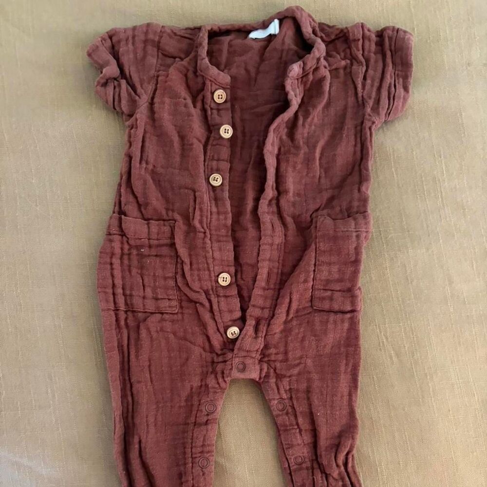 Jamie Kay Burgundy Romper